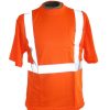 Workwear Work Force T-Shirts | Work Force Men'S Short Sleeve Hi Visibility Class 2 T-Shirt Hi-Vis Orange