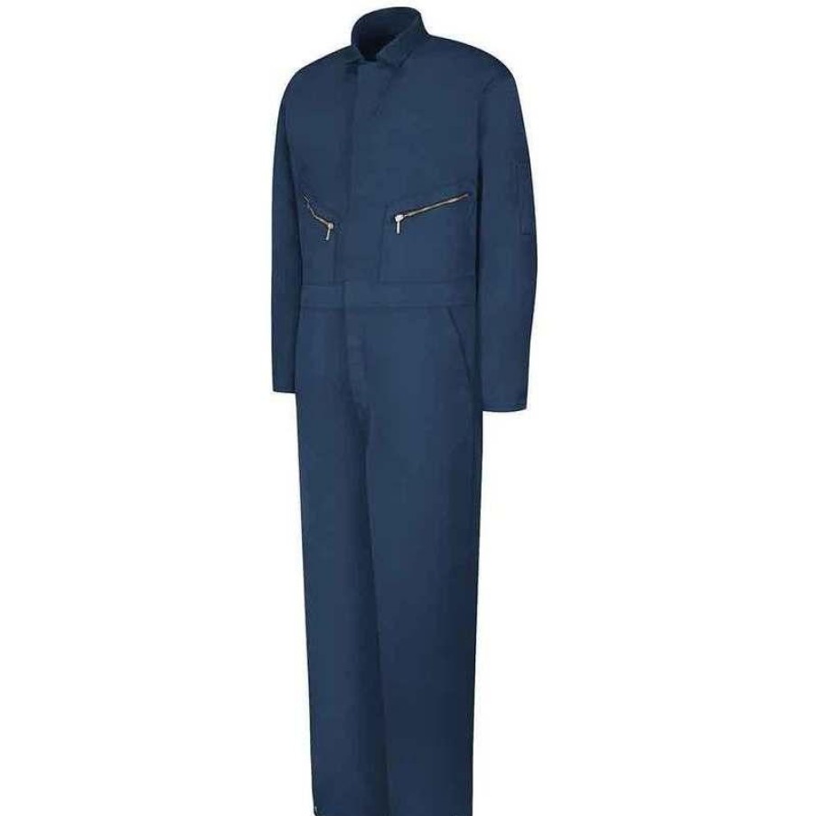 Outerwear Red Kap Coveralls | Red Kap Men'S Insulated Twill Coveralls Navy