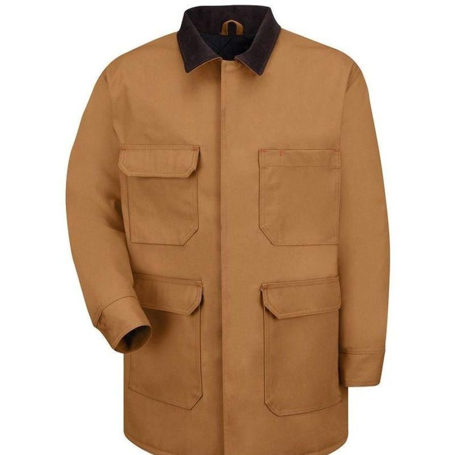 Outerwear Red Kap Coats | Red Kap Men'S Blended Duck Chore Coat