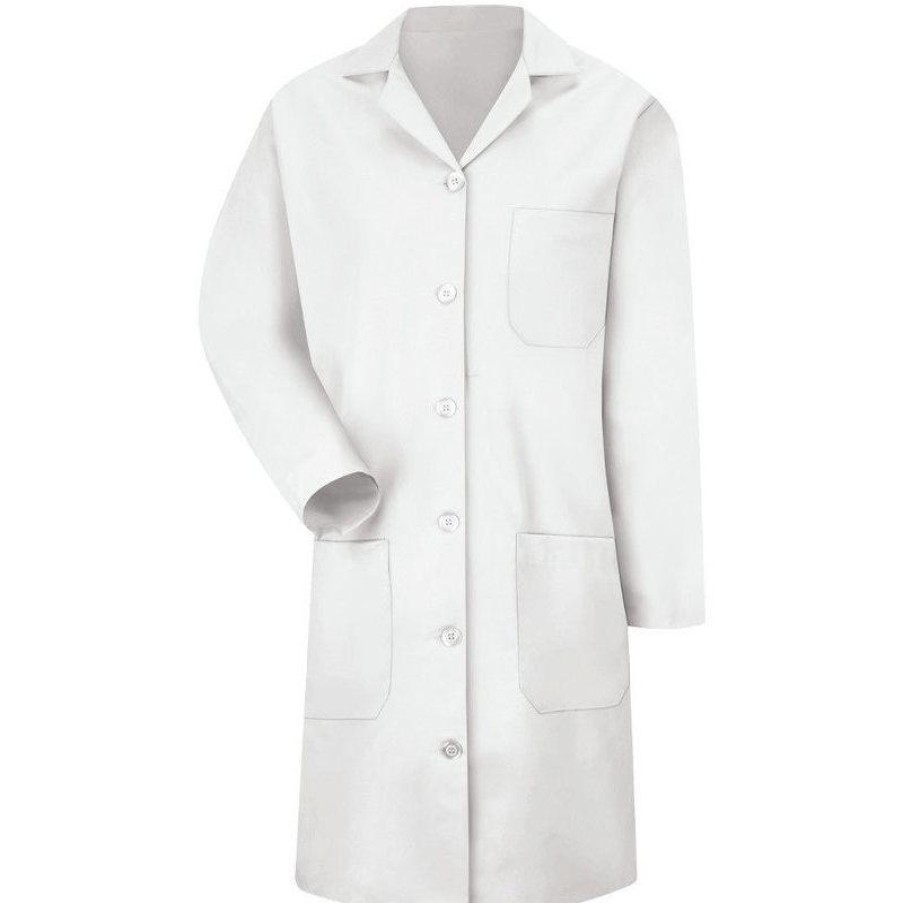 Healthcare Red Kap Lab Coats & Jackets | Red Kap Women'S Button Front 38-Inch Lab Coat