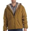 Outerwear Dickies Jackets | Dickies Men'S Sanded Duck Sherpa Lined Hooded Jacket