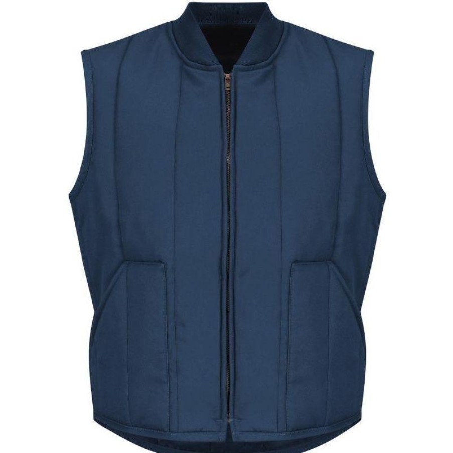 Outerwear Red Kap Vests | Red Kap Men'S Quilted Vest