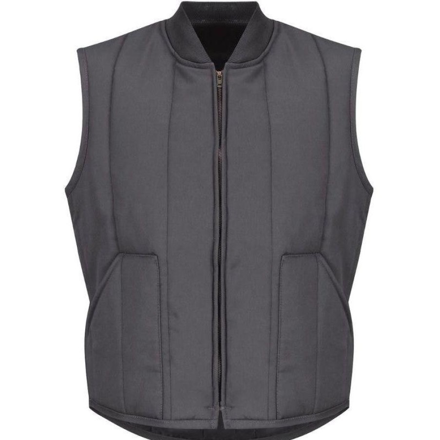 Outerwear Red Kap Vests | Red Kap Men'S Quilted Vest