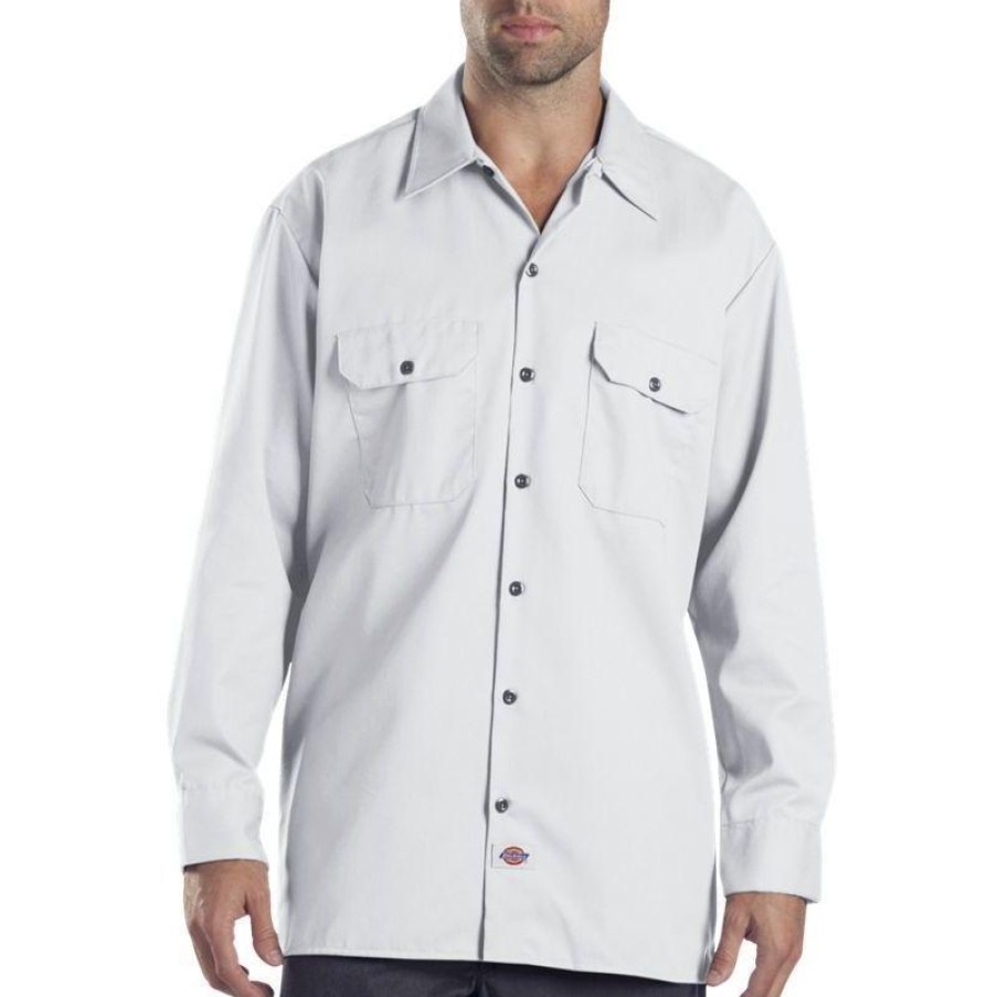 Workwear Dickies Work Shirts | Dickies Long Sleeve Work Shirt