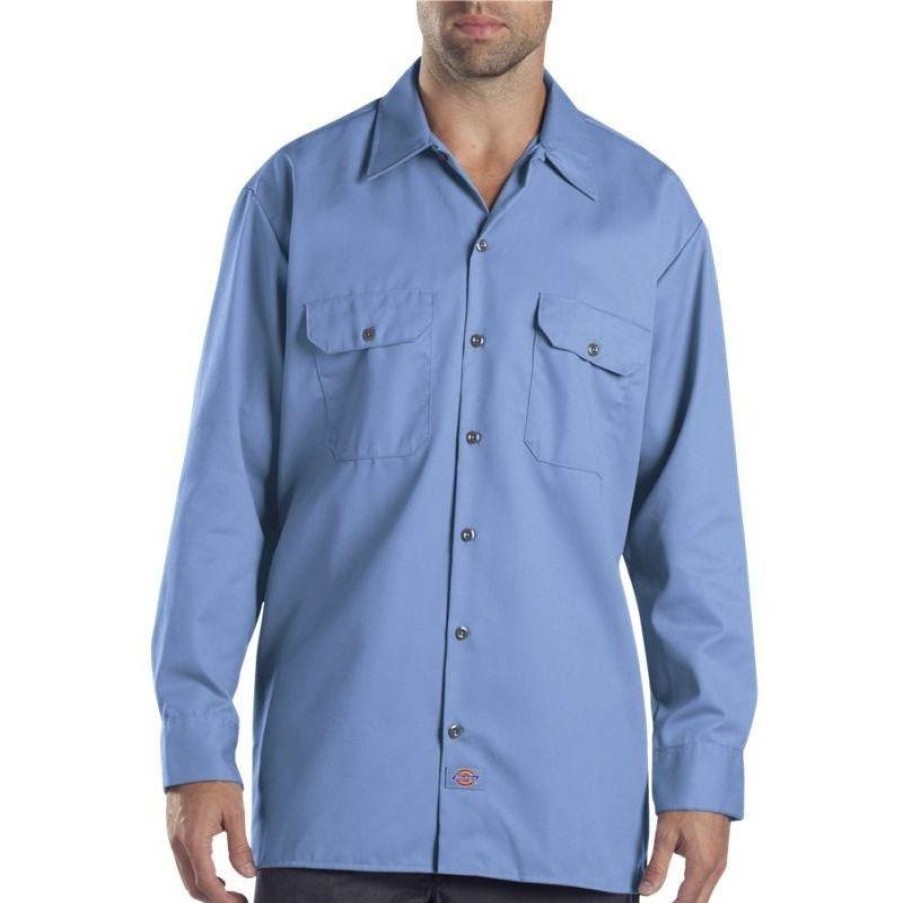 Workwear Dickies Work Shirts | Dickies Long Sleeve Work Shirt