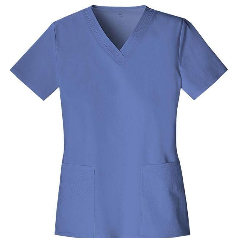 Healthcare Cherokee Luxe Scrub Tops | Cherokee Luxe Women'S V-Neck Scrub Top