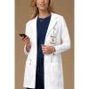 Healthcare Cherokee Lab Coats & Jackets | Cherokee Women'S 32-Inch Multi Pocket Lab Coat White