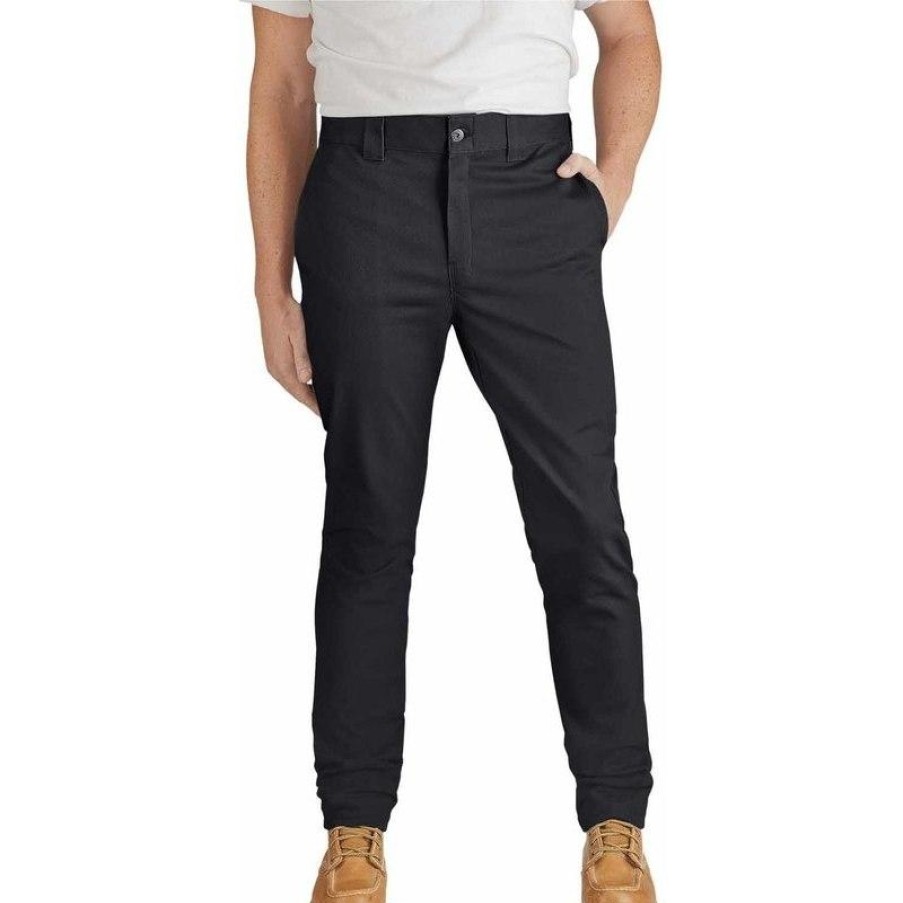 Workwear Dickies Work Pants | Dickies Men'S Slim Skinny Fit Twill Work Pants