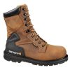 Footwear Carhartt Steel Toe | Carhartt Men'S 8" Waterproof Steel Toe Work Boot Bison