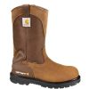 Footwear Carhartt Steel Toe | Carhartt Men'S 11" Waterproof Steel Toe Wellington Boot Bison