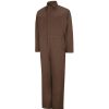 Outerwear Red Kap Coveralls | Red Kap Men'S Long Sleeve Twill Action Back Coveralls