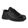 Footwear Reebok Athletic | Reebok Men'S Jorie Composite Toe Street Sport Jogger Oxford Black