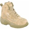 Footwear Reebok Non-Steel Safety Toe | Reebok Men'S Rapid Response Rb Stealth 6-Inch Composite Toe Side Zip Boots Tan Desert