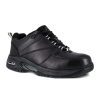 Footwear Reebok Athletic | Reebok Men'S Tyak High Performance Composite Toe Athletic Oxford Black