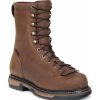 Footwear Rocky Steel Toe | Rocky Men'S 9-Inch Ironclad Waterproof Steel Toe Boots Brown