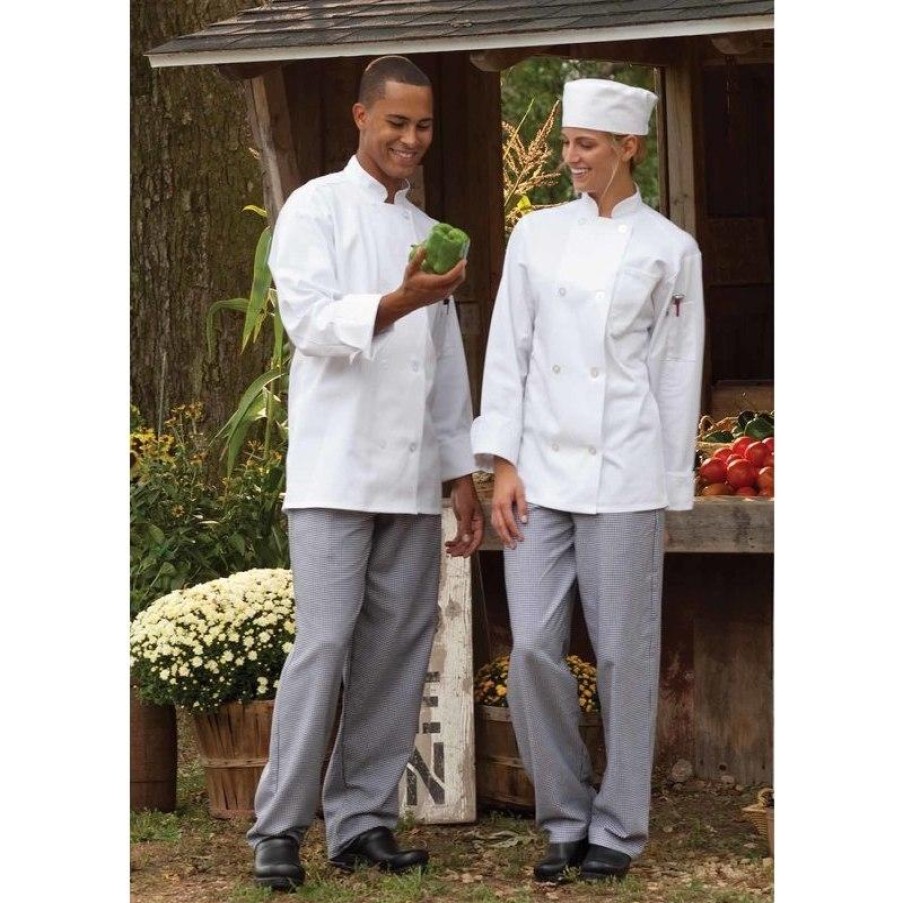 Workwear Uncommon Threads Chef Coats | Uncommon Threads Uncommon 8 Button Chef Coat White