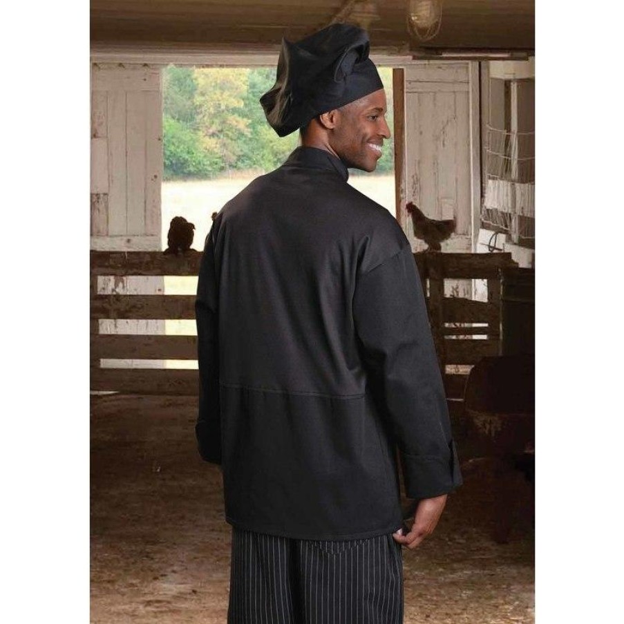 Workwear Uncommon Threads Chef Coats | Uncommon Threads Classic 10 Knot Button Wicking Mesh Chef Coat