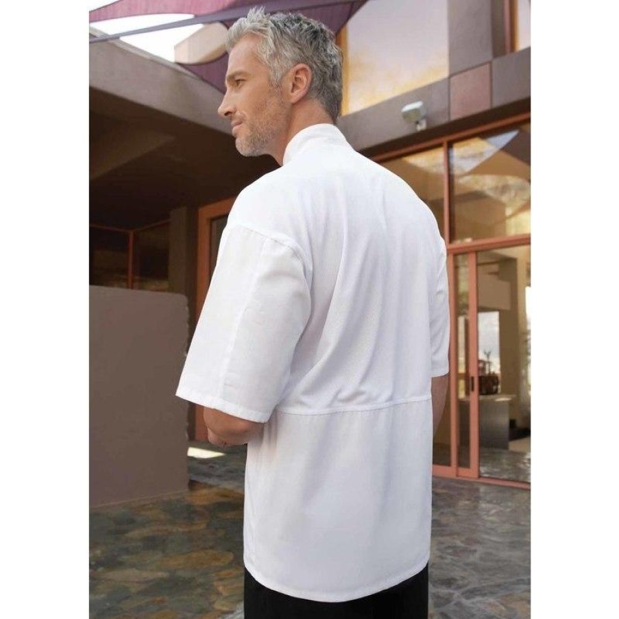 Workwear Uncommon Threads Chef Coats | Uncommon Threads Aruba Short Sleeve 12 Button Chef Coat