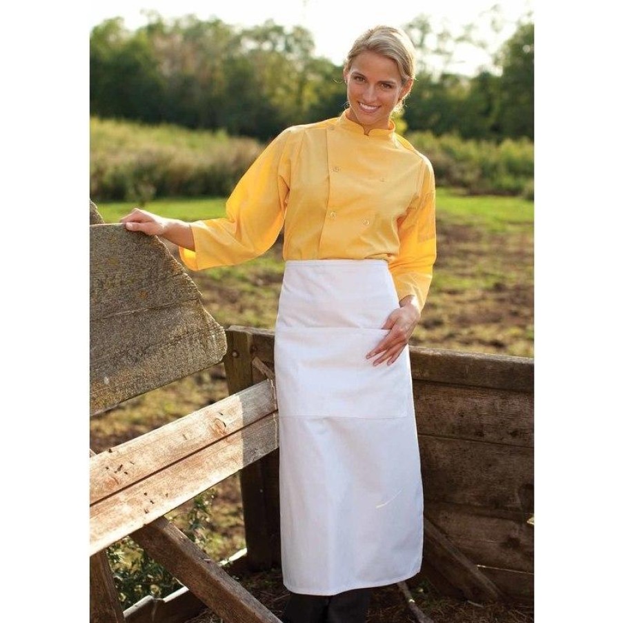 Workwear Uncommon Threads Aprons | Uncommon Threads 3 Section Pocket Bistro Apron