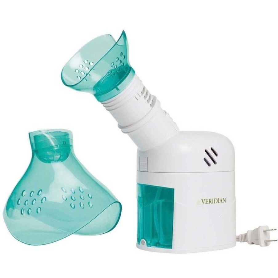 Accessories Veridian Well Being & Therapy | Veridian Steam Inhaler White / Blue