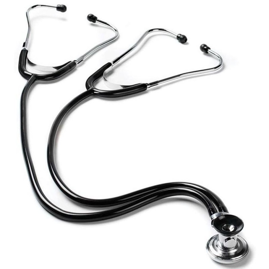 Accessories Prestige Stethoscopes | Prestige Teaching Sprague Rappaport Stethoscope Black