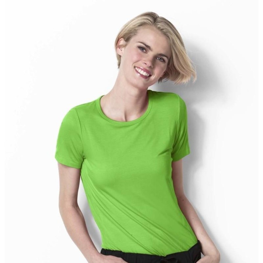 Healthcare WonderWink Layers Tees & Layering Pieces | Wonderwink Layers Women'S Silky Knit Short Sleeve T-Shirt