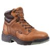 Footwear Timberland Pro Steel Toe | Timberland Pro Titan Men'S Alloy Toe 6-Inch Work Boots Xw Sizes Brown