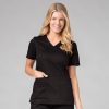 Healthcare Maevn Blossom Scrub Tops | Maevn Blossom Women'S Curved V-Neck Scrub Top