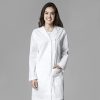 Healthcare WonderWink WonderLAB Lab Coats & Jackets | Wonderwink Wonderlab Women'S 38" Long Lab Coat White