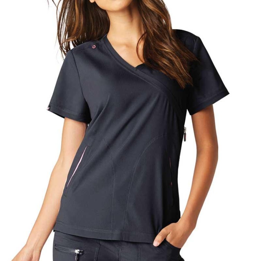 Healthcare KOI Lite Scrub Tops | Koi Lite Women'S Philosophy Mock Wrap Scrub Top