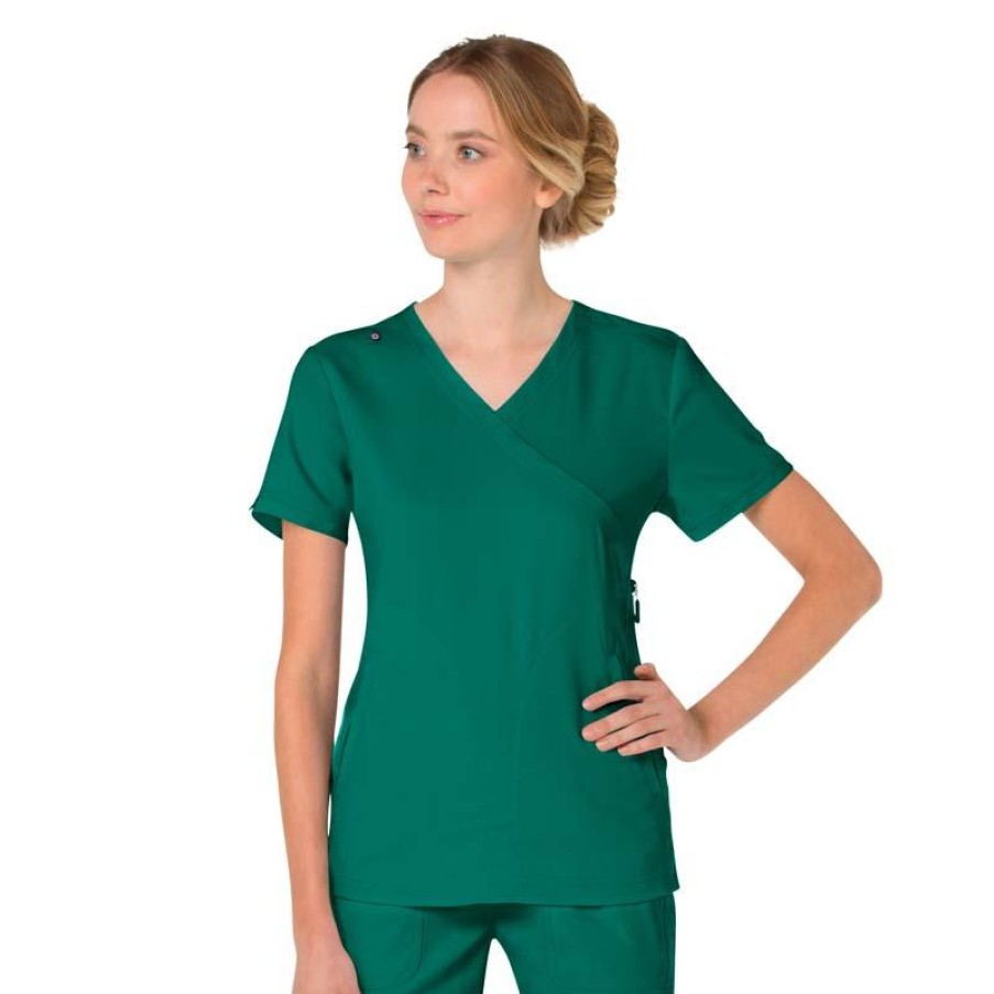 Healthcare KOI Lite Scrub Tops | Koi Lite Women'S Philosophy Mock Wrap Scrub Top