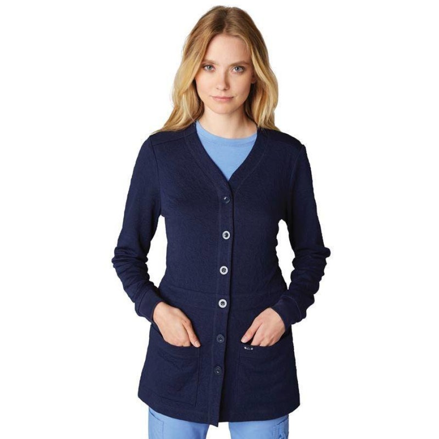 Healthcare Koi Lab Coats & Jackets | Koi Women'S Claire Warm Up Scrub Jacket