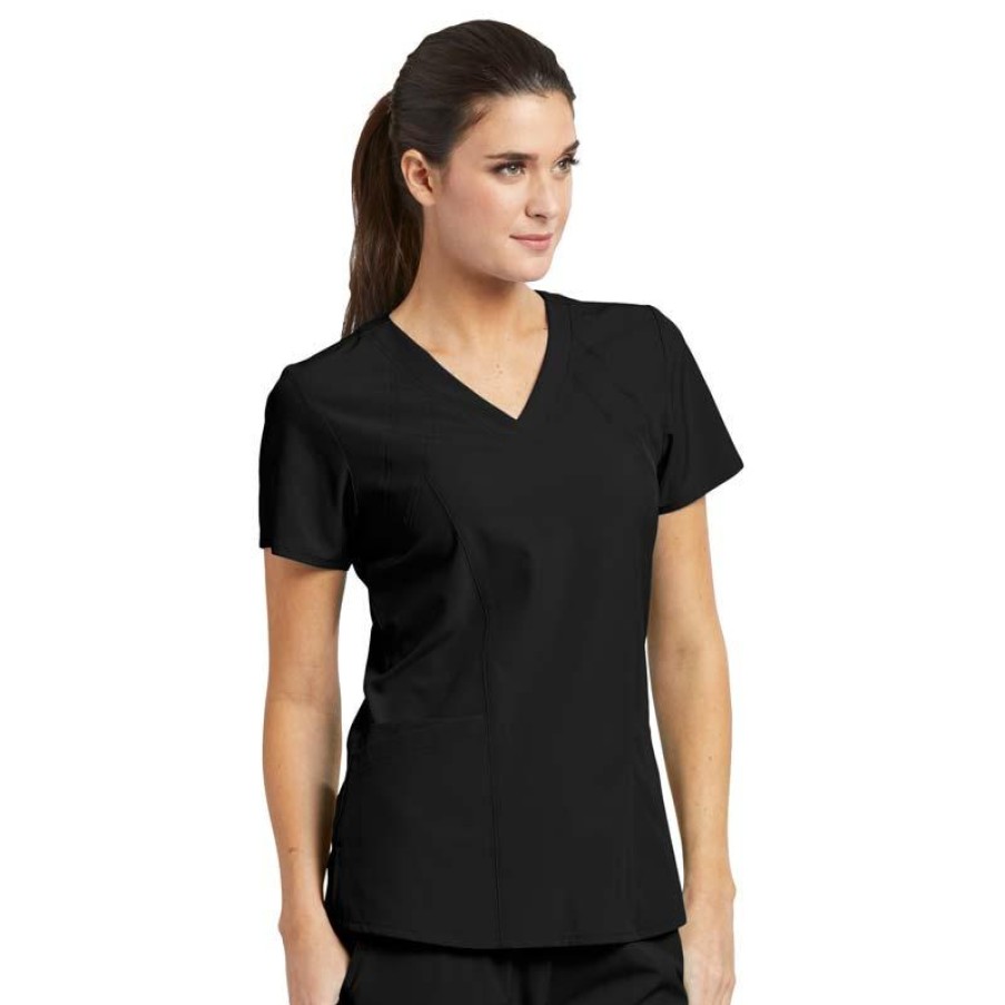 Healthcare Barco One Scrub Tops | Barco One Women'S 4-Pocket Princess V-Neck Scrub Top