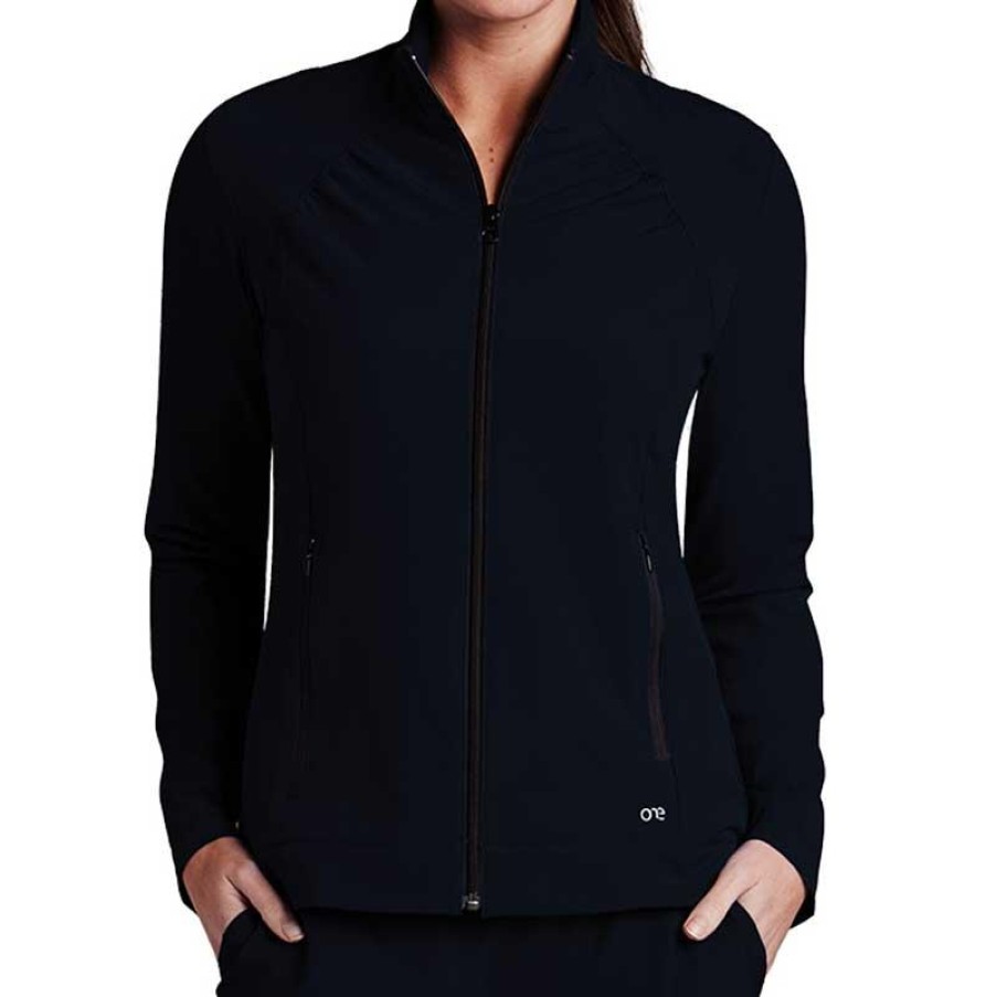 Healthcare Barco One Lab Coats & Jackets | Barco One Women'S 2-Pocket Zip Scrub Jacket