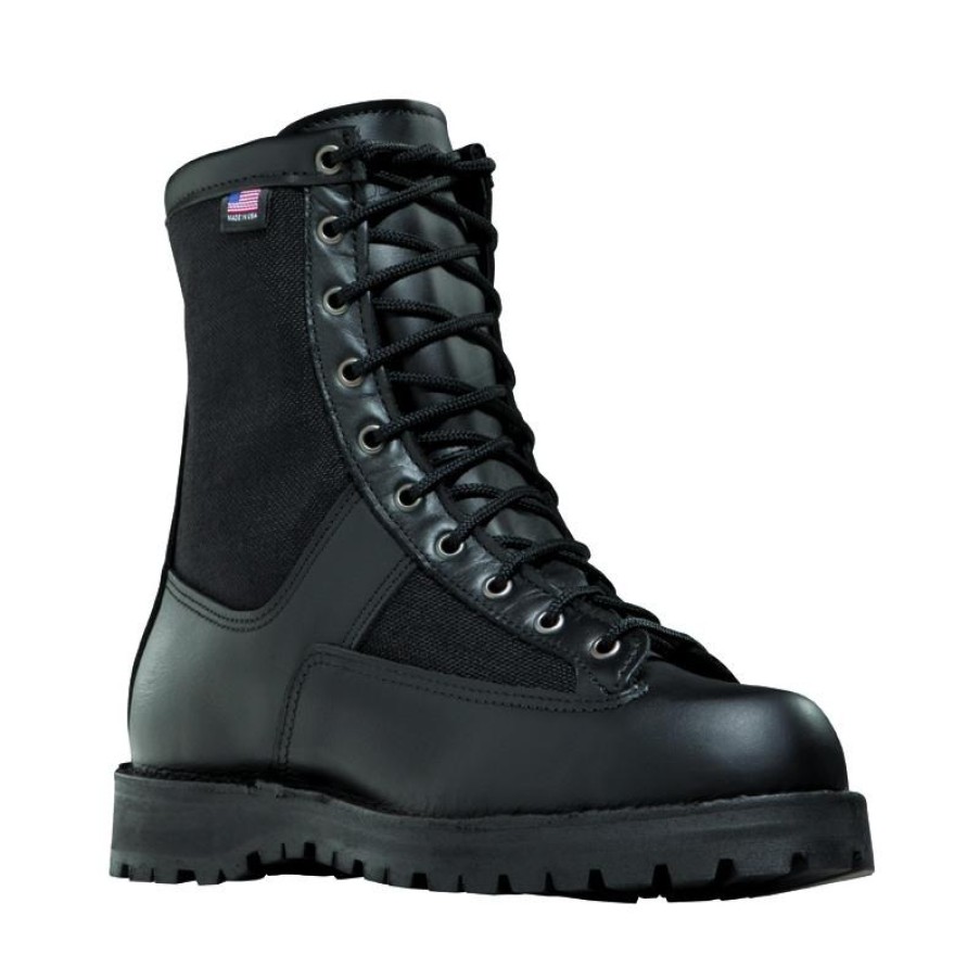 Footwear Danner Tactical | Danner Women'S Acadia 8" U.S.A. Made Tacticle Boot Black