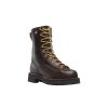 Footwear Danner Work Boots | Danner Men'S 8" Rain Forest U.S.A. Made Soft Toe Work Boot Brown