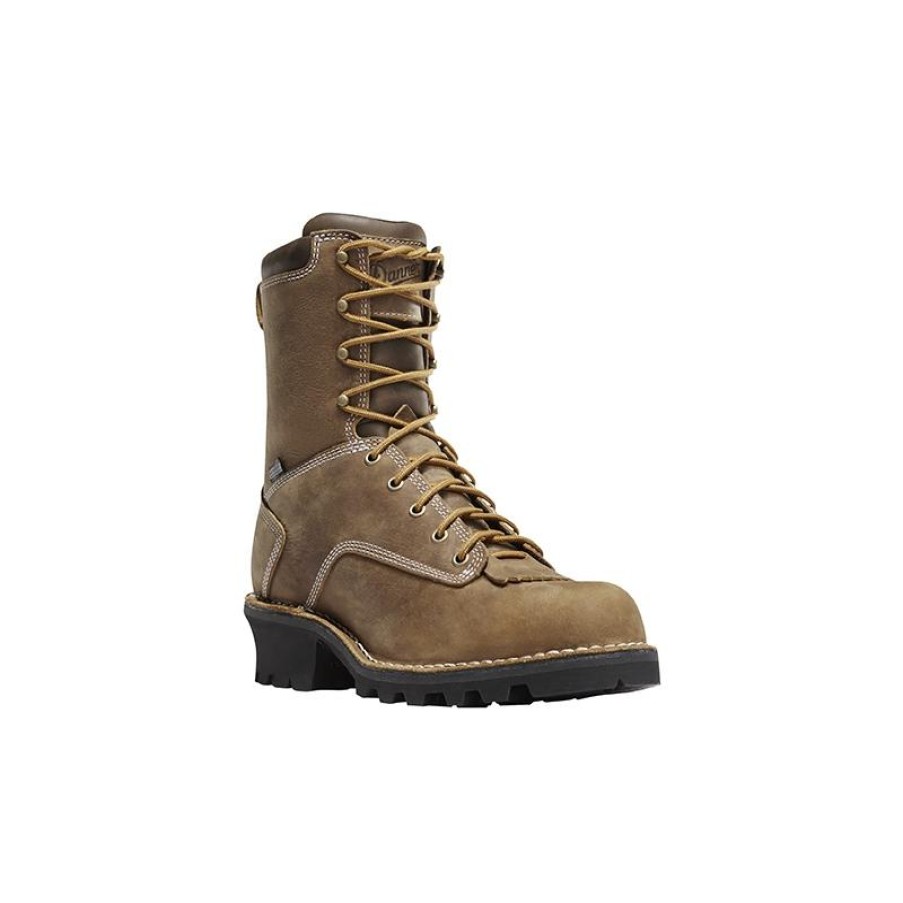 Footwear Danner Logger | Danner Men'S 8" Logger Soft Toe Work Boot Brown