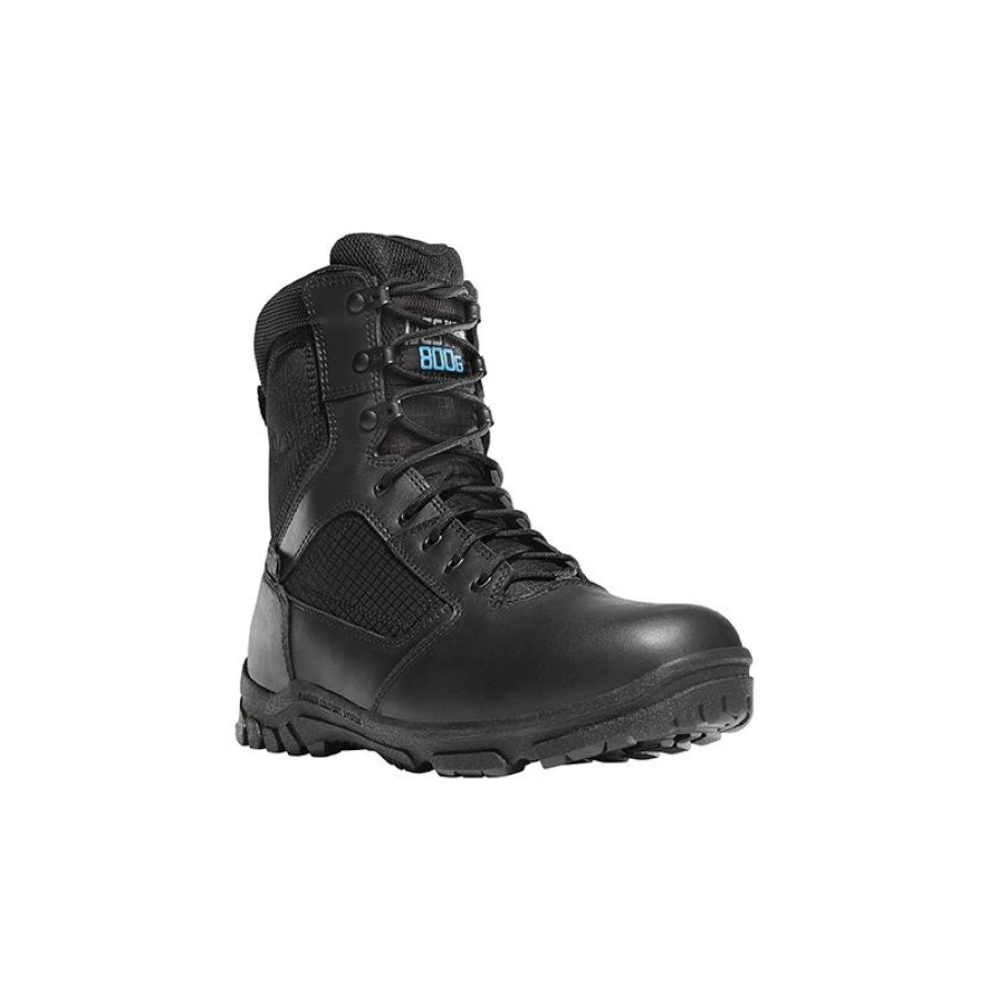 Footwear Danner Tactical | Danner Men'S 8" Lookout Insulated Soft Toe Work Boot Black