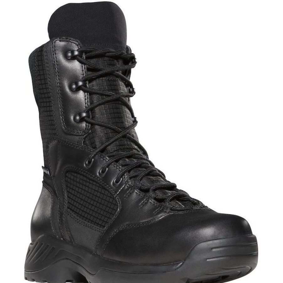 Footwear Danner Tactical | Danner Men'S 8" Kinetic Soft Toe Work Boot Black