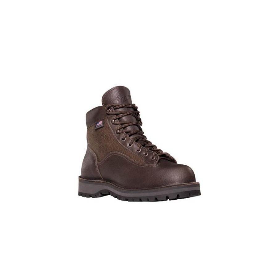 Footwear Danner Hiking | Danner Men'S 6" Danner Light Ii Waterproof Hiking Boot Dark Brown