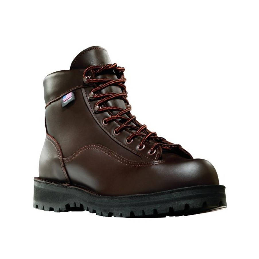 Footwear Danner Hiking | Danner Men'S 6" Explorer U.S.A. Made Hiking Boot Brown