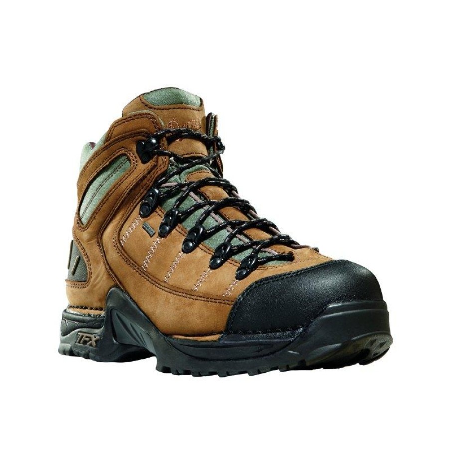 Footwear Danner Hiking | Danner Men'S 6" Waterproof Soft Toe Hiking Boot Dark Tan