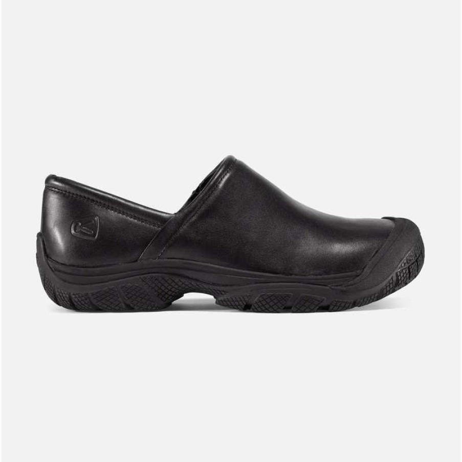 Footwear KEEN Utility Non-Slip Shoes | Keen Utility Men'S Ptc Slip -On Ll Work Shoe Black