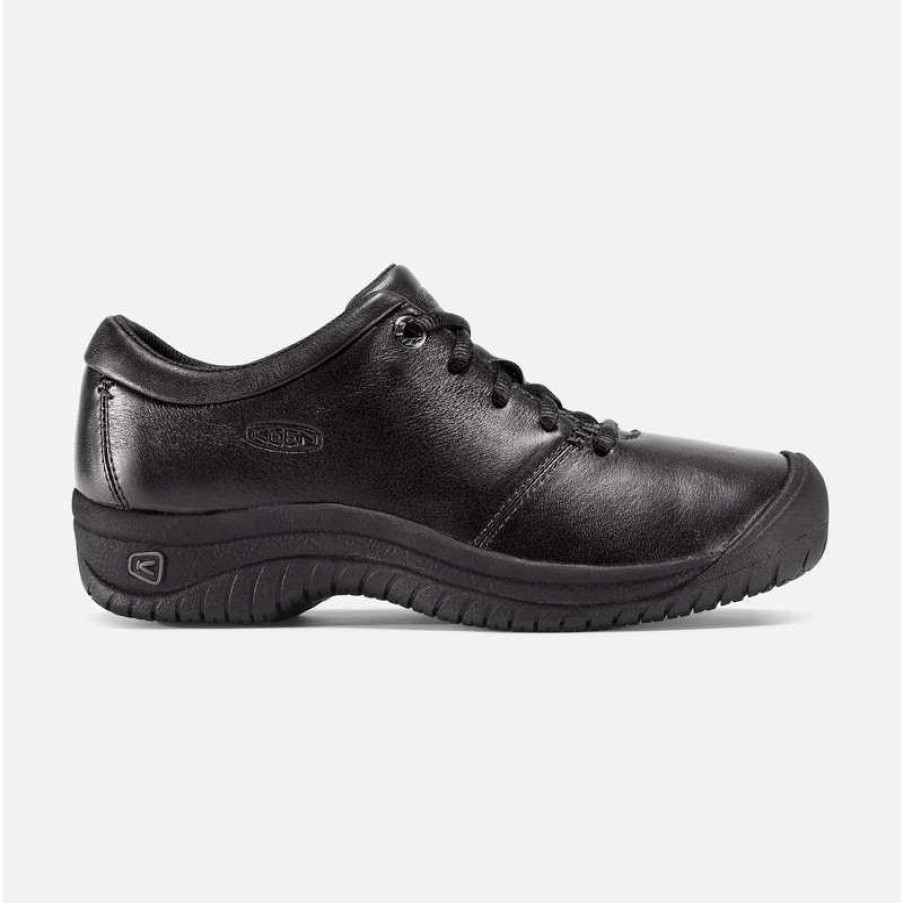 Footwear KEEN Utility Non-Slip Shoes | Keen Utility Women'S Ptc Oxford Work Shoe Black