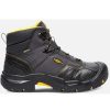 Footwear KEEN Utility Non-Slip Boots | Keen Utility Men'S Logandale Steel Toe Work Boots Raven/Black