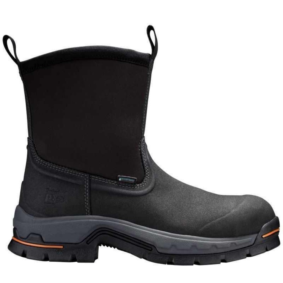 Footwear Timberland Pro Wellington | Timberland Pro® Men'S Stockdale Alloy Toe Wellington Work Boots Black