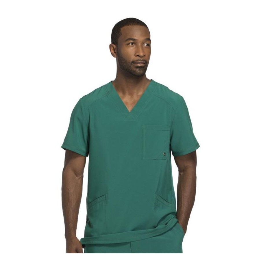 Healthcare Infinity Scrub Tops | Cherokee Men'S Infinity V-Neck Scrub Top