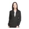 Healthcare Dickies Dynamix Lab Coats & Jackets | Dickies Dynamix Zip Front Warm-Up Scrub Jacket