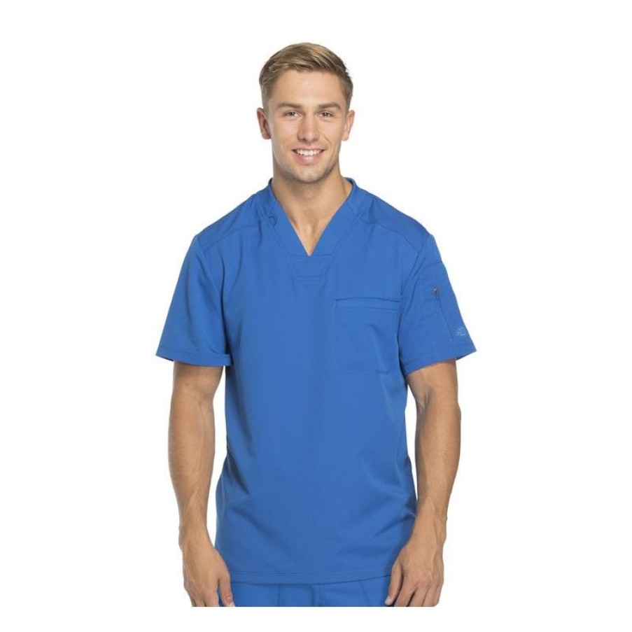 Healthcare Dickies Dynamix Scrub Tops | Dickies Dynamix Men'S V-Neck Scrub Top