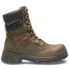 Footwear Wolverine Non-Steel Safety Toe | Wolverine Cabor Epx Anti-Fatigue Slip Resistant Composite-Toe Work Boot Brown